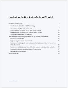 Back to school toolkit preview