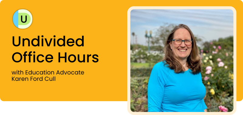 Office hours with Education Advocate Karen Ford Cull